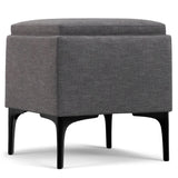 Natasha - Multifunctional Storage Ottoman With Tray - Furniture Home Direct
