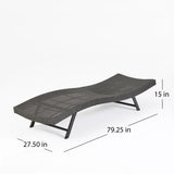 Wicker Chaise Lounge - Furniture Home Direct