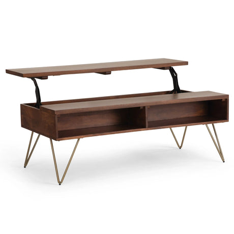 Hunter - Handcrafted Lift Top Coffee Table - Furniture Home Direct