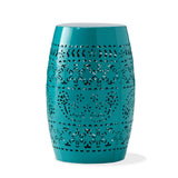 12" Outdoor Lace Cut Side Table