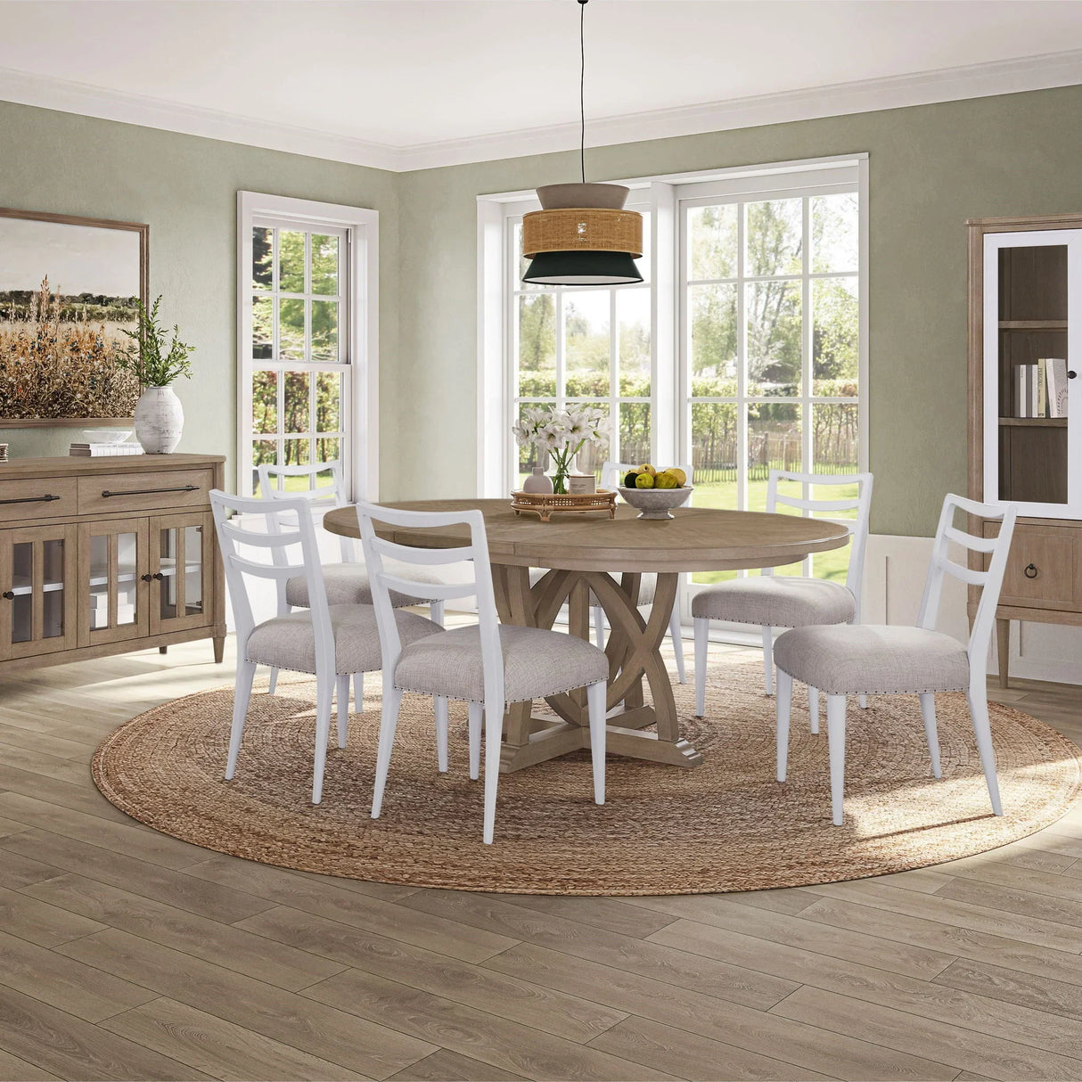 Ladderback Side Dining Chair (Set of 2) - Furniture Home Direct