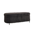 Flip Top Storage Bench With Metal Legs - Furniture Home Direct