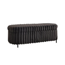 Flip Top Storage Bench With Metal Legs - Furniture Home Direct