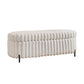 Flip Top Storage Bench With Metal Legs - Furniture Home Direct