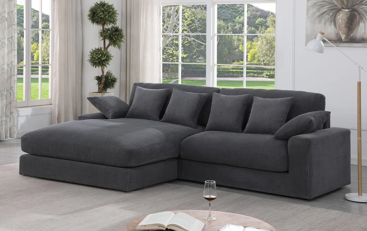 Mystic - Reversible Sectional Sofa Chaise - Furniture Home Direct