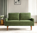 Loveseat Sofa, European Style With Sleek Design, Modern & Vintage Flair, Upholstered 2 Seater Couch - Furniture Home Direct