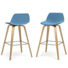 Randolph Bentwood - Upholstered Counter / Bar Height Stool (Set of 2) - Furniture Home Direct