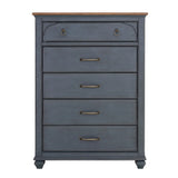 Americana - Chest - Blue - Furniture Home Direct