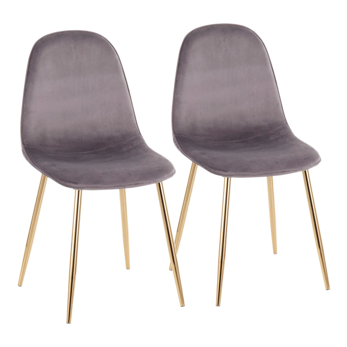 Pebble - Contemporary Modern Design Chair (Set of 2) - Furniture Home Direct
