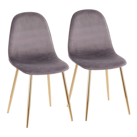 Pebble - Contemporary Modern Design Chair (Set of 2) - Furniture Home Direct