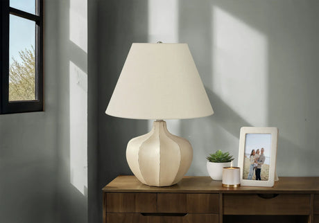 Resin Transitional Lighting, Table Lamp - Cream - Furniture Home Direct