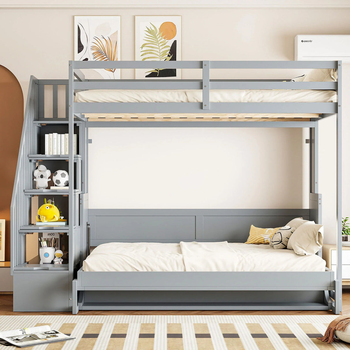 Murphy Bed With Smart Hydraulic System And Desk Design - Furniture Home Direct