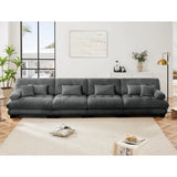 Modular Chenille Sofa - Gray - Furniture Home Direct