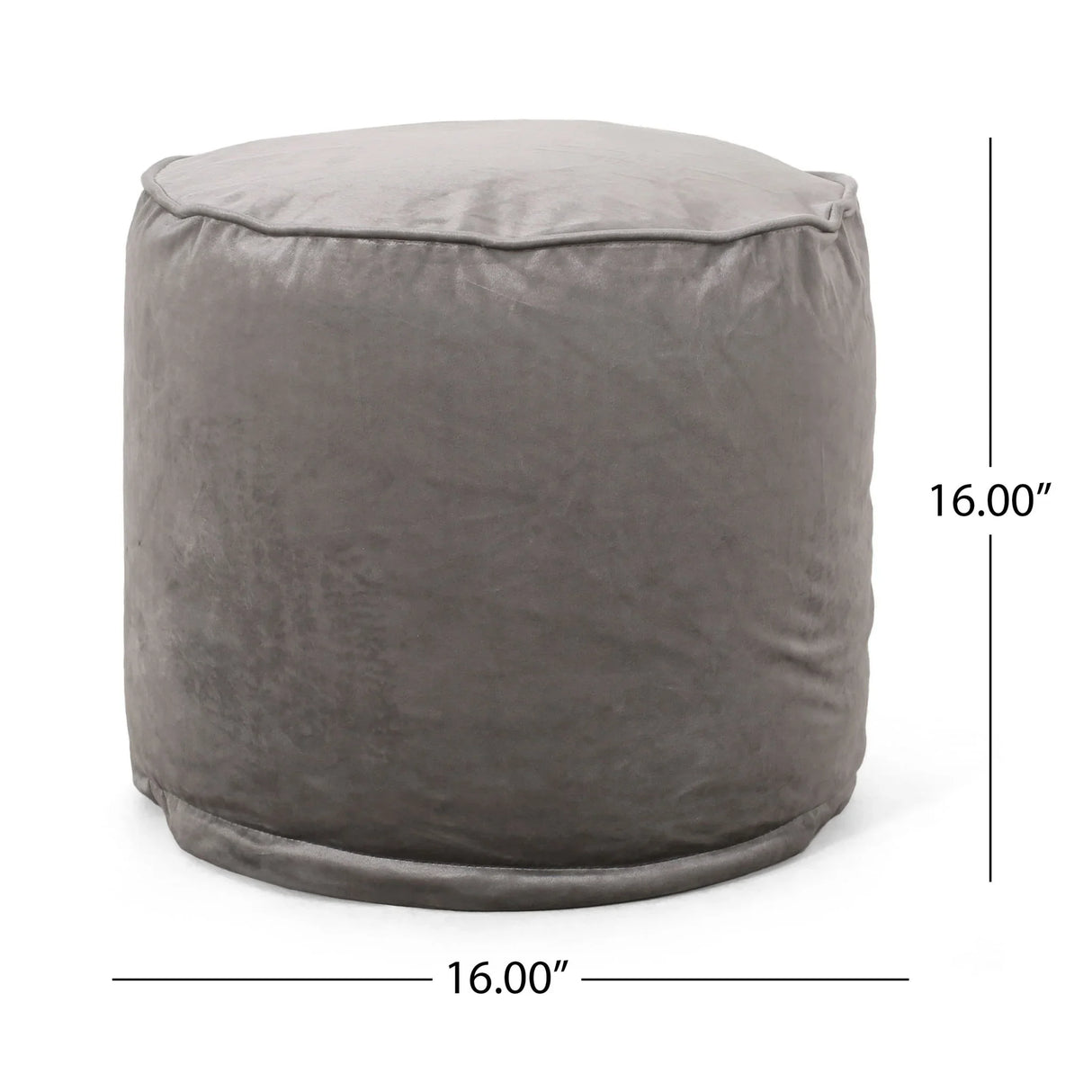 Shimon - Cylinder Pouf Ottoman And Floor Cushion - Furniture Home Direct