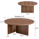 Versatile Round Coffee Table For Various Interior Styles - Furniture Home Direct