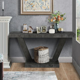Vintage Distressed Wood Entryway Bench With 2 Tier Storage Cabinet - Furniture Home Direct