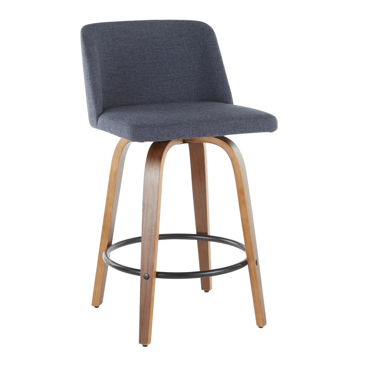 Toriano - Mid Century Modern, Counter Stool (Set of 2) - Furniture Home Direct