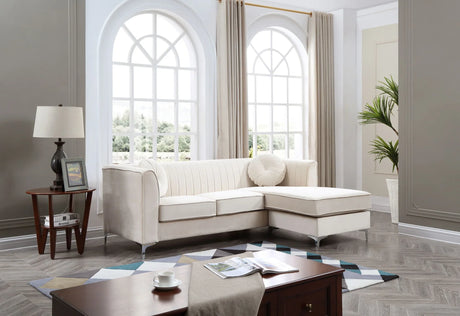 Delray - Micro Suede Sofa Chaise - Furniture Home Direct
