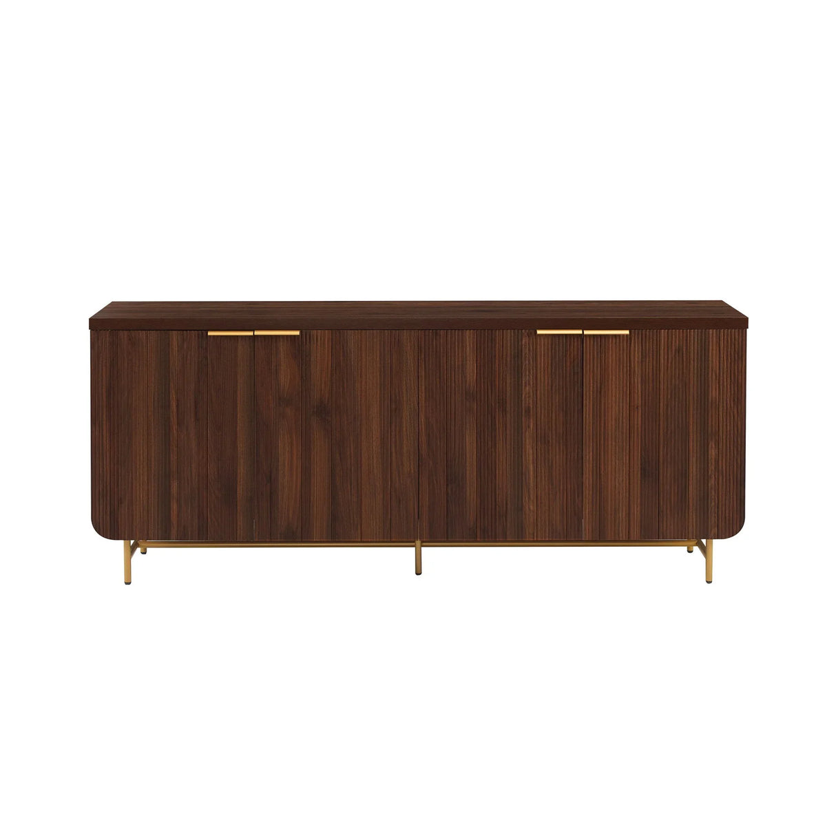 Modern Fluted Door Minimalist Storage Sideboard - Furniture Home Direct