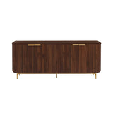 Modern Fluted Door Minimalist Storage Sideboard - Furniture Home Direct