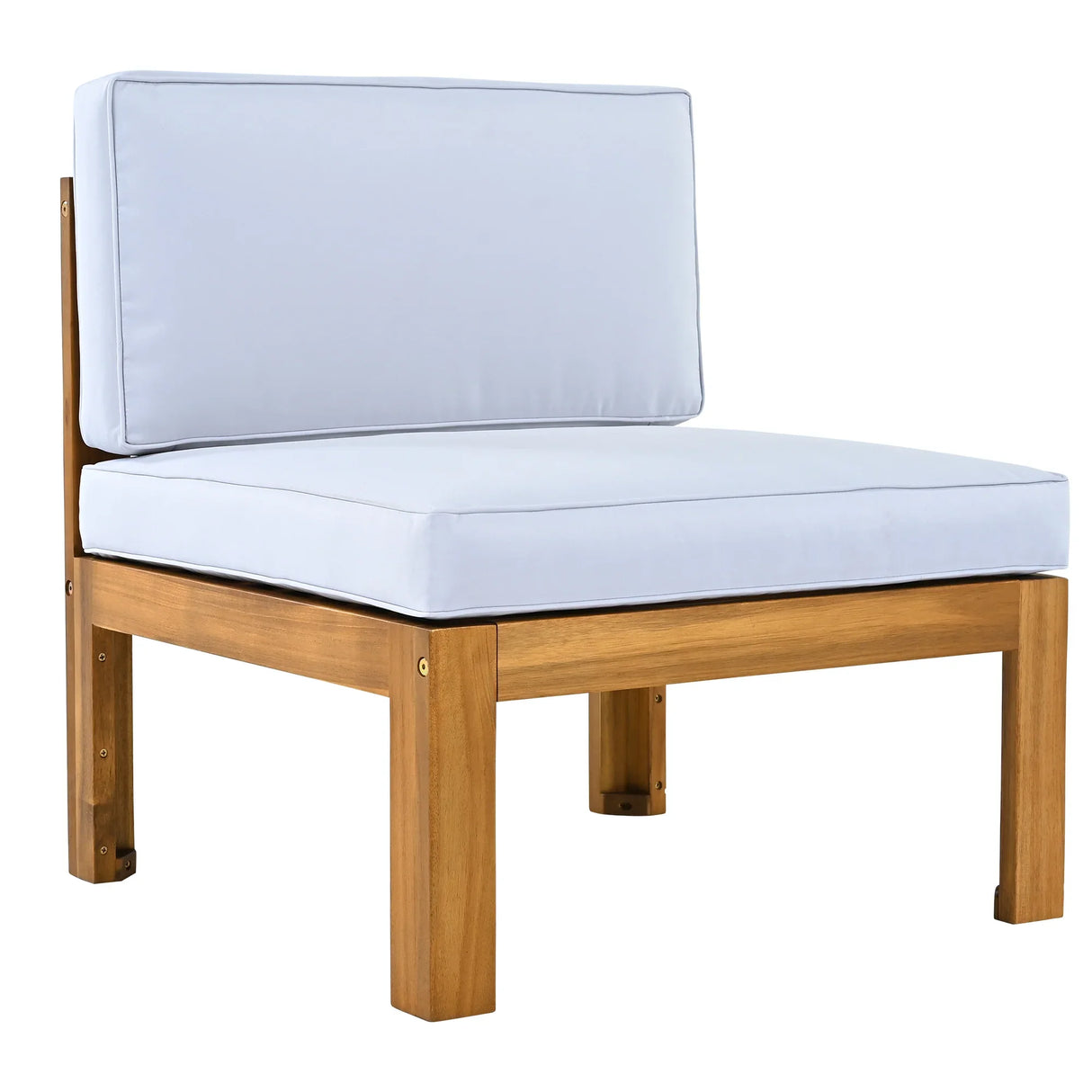 Outdoor 5-Piece Sectional With Cushions and Coffee Table - Furniture Home Direct