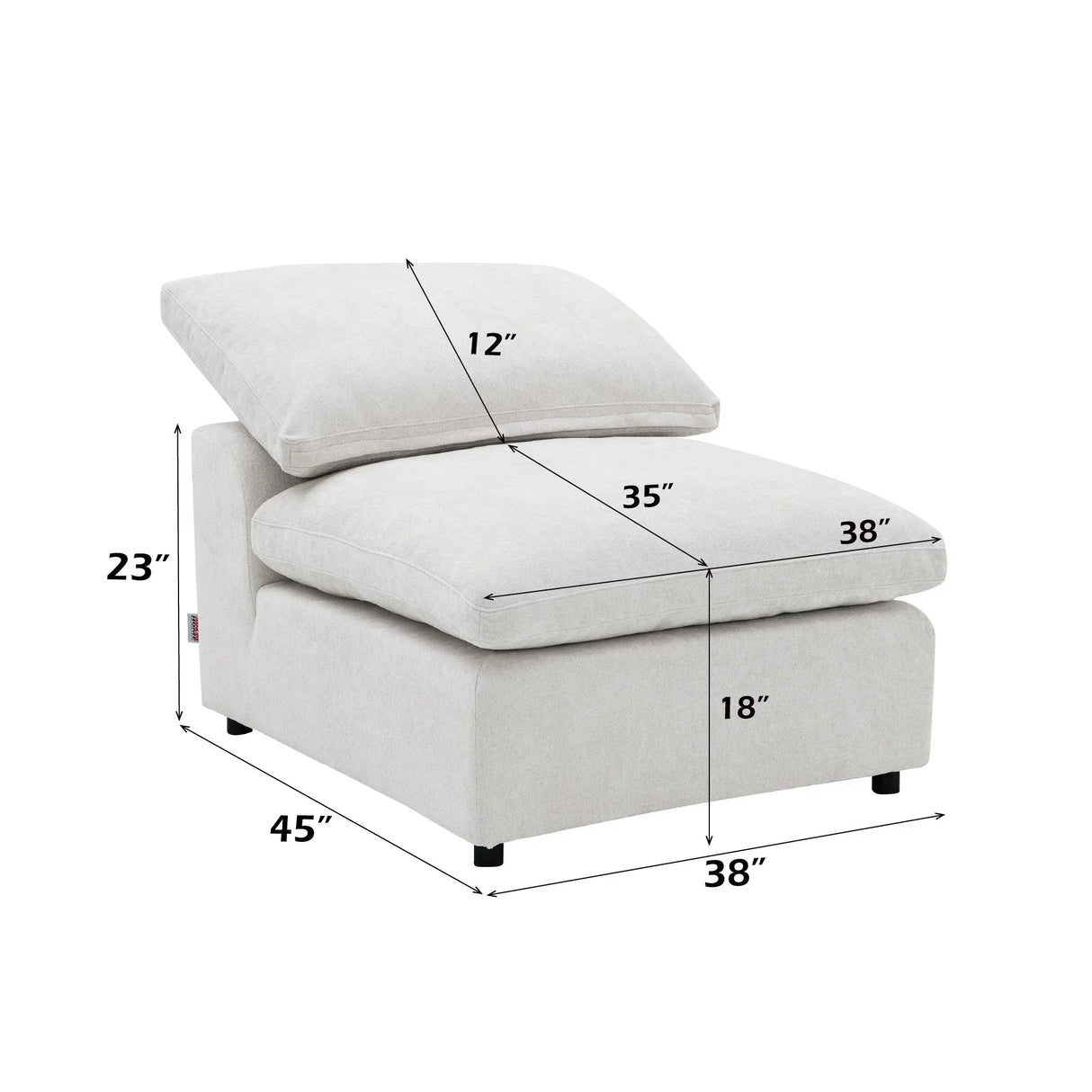 Naveen - Modular Sectional With Ottoman - Furniture Home Direct