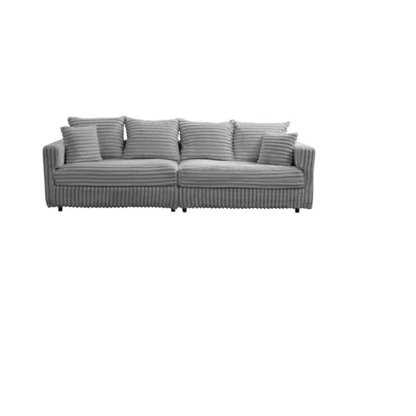 Modern Comfy Upholstered 4 Seat Sofa Cloud Couch,Deep Seat With Soft Pillows - Furniture Home Direct