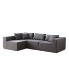 Modular L Shaped Sectional Compressed Sofa, Free Combination - Furniture Home Direct