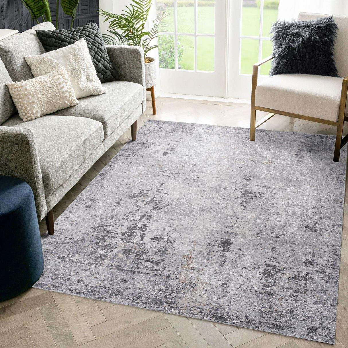 Marfi - Abstract Area Rug - Furniture Home Direct