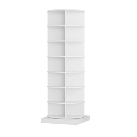 New 360 Rotating Shoe Cabinet 7 Layers Holds Up To 28 Paris Of Shoes - Furniture Home Direct
