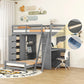 Bunk Bed With LED Light And USB Ports - Furniture Home Direct