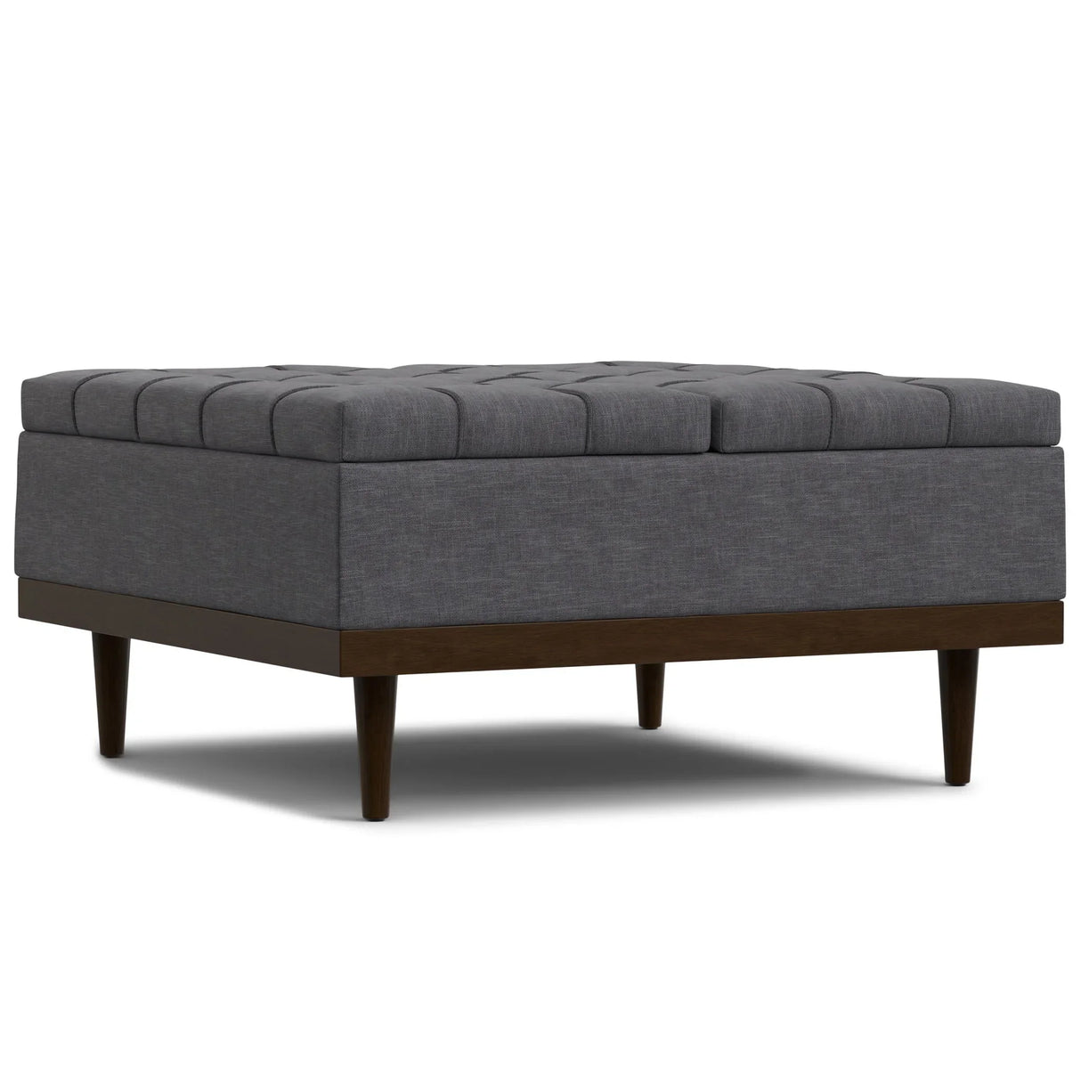 Mariah - Upholstered Lift Top Table Storage Ottoman - Furniture Home Direct