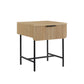 Modern Fluted Door Minimalist Side Table - Furniture Home Direct