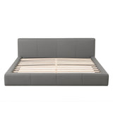 Stylish Upholstered Bed With Birch Wood Frame