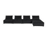 Anna - Stylish Sectional Sofa Ottoman - Furniture Home Direct