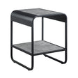 Raziela - End Table - Concrete Gray / Black - Furniture Home Direct