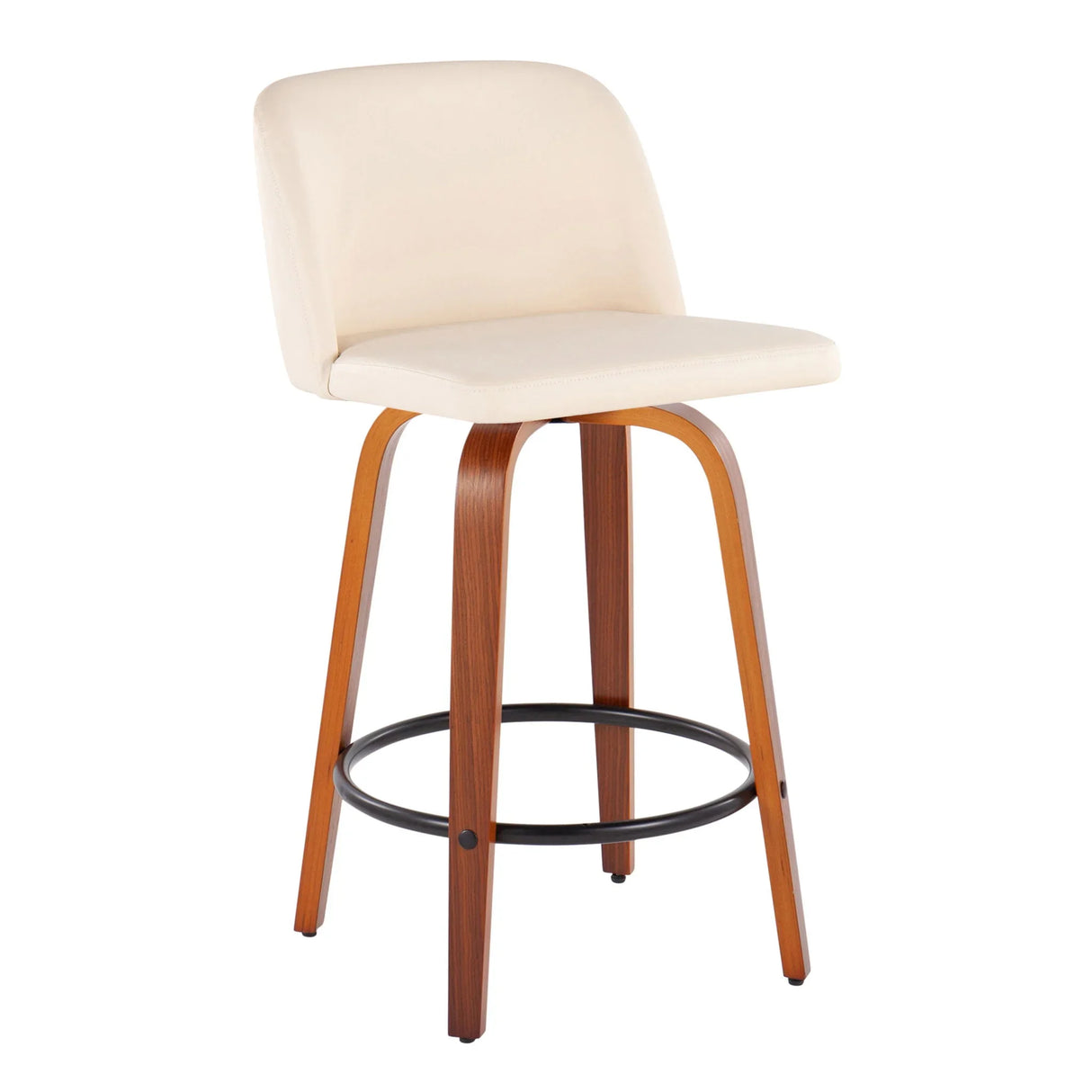 Toriano - Mid Century Modern, Counter Stool (Set of 2) - Furniture Home Direct