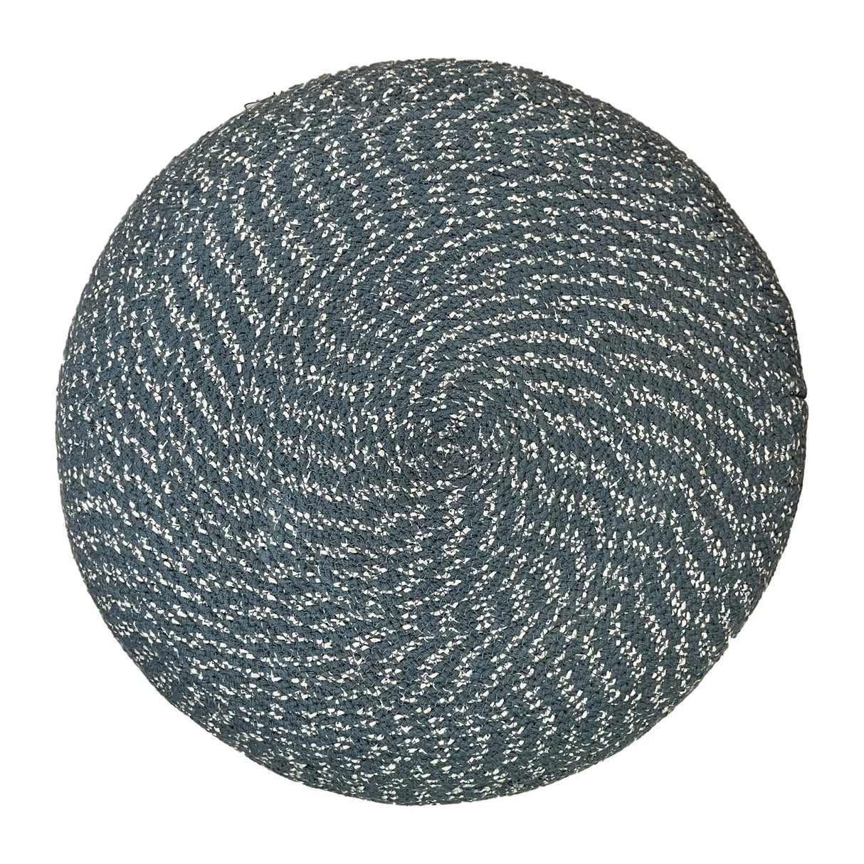 Bayley - Versatile Round Braided Pouf - Furniture Home Direct