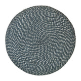 Bayley - Versatile Round Braided Pouf - Furniture Home Direct