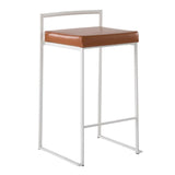Fuji - Simple Elegance, Contemporary Stackable Counter Stool - Furniture Home Direct