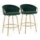 Claire - Contemporary & Glam Counter Stool (Set of 2) - Furniture Home Direct