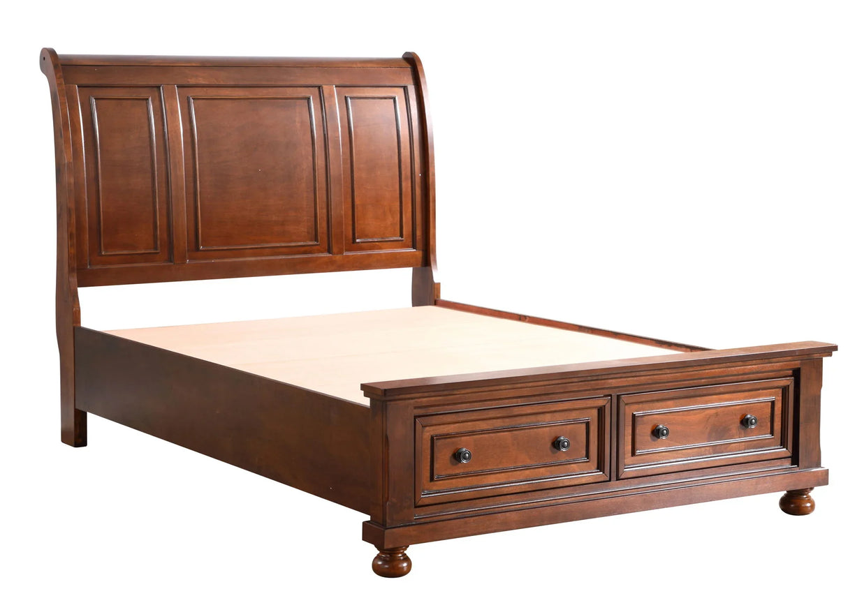 Meade - Sleigh Bed - Furniture Home Direct