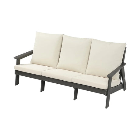 Outdoor Patio Sofa - Beige - Furniture Home Direct