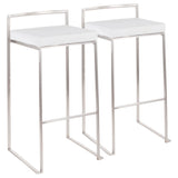 Fuji - Contemporary And Elegant Design Stackable Barstool - Furniture Home Direct