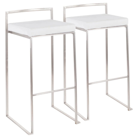 Fuji - Contemporary And Elegant Design Stackable Barstool - Furniture Home Direct