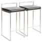Fuji - Contemporary, Stackable Elegant Counter Stool (Set of 2) - Furniture Home Direct