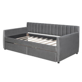 Upholstered Daybed With Slat Support - Furniture Home Direct