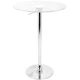 Adjustable Contemporary Bar Table - Furniture Home Direct