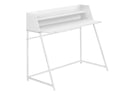 Computer Desk For Home Office, Laptop, Storage Shelves, Marble Look Contemporary & Modern - Furniture Home Direct
