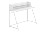 Computer Desk For Home Office, Laptop, Storage Shelves, Marble Look Contemporary & Modern - Furniture Home Direct
